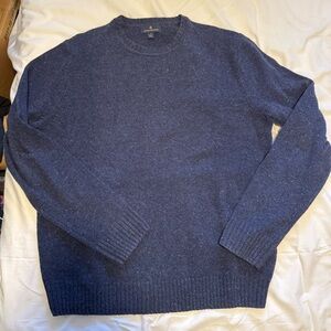 Brooks Brothers Navy Crewneck Sweater
